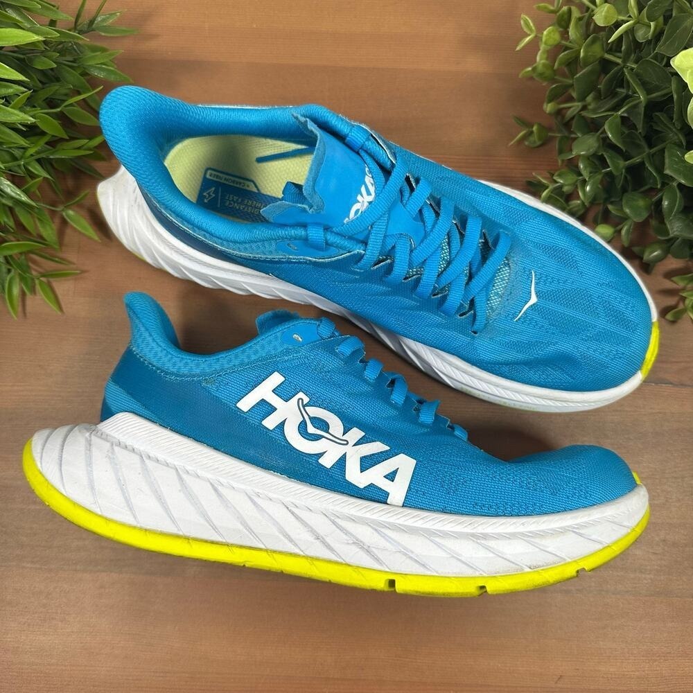 Hoka Women's Carbon X 2 Sneakers Blue Size 6